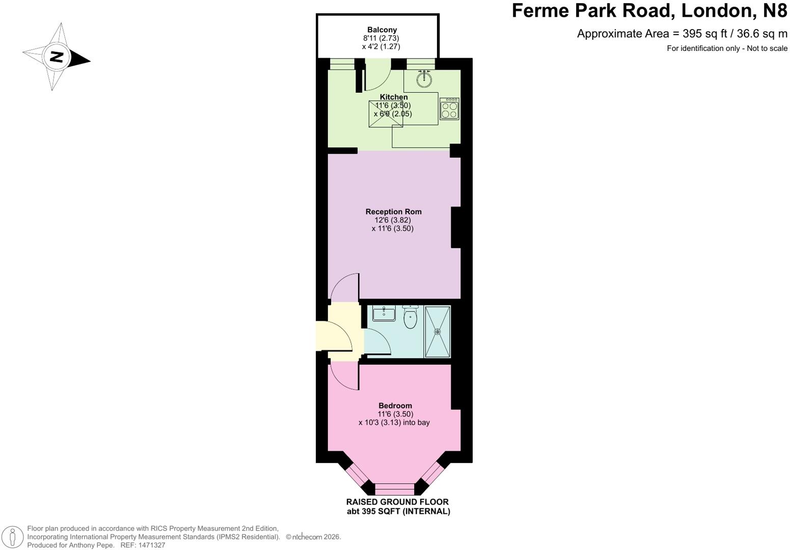 Ferme Park Road, London, N8 floorplan