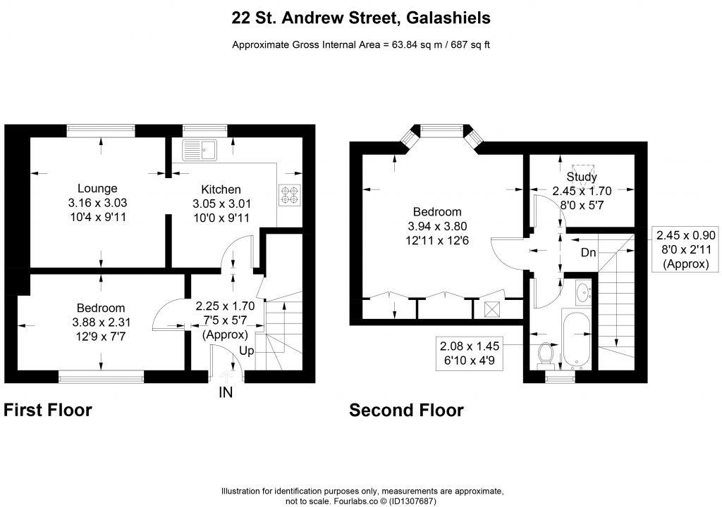 22 St Andrew Street, Galashiels, TD1 1EA floorplan