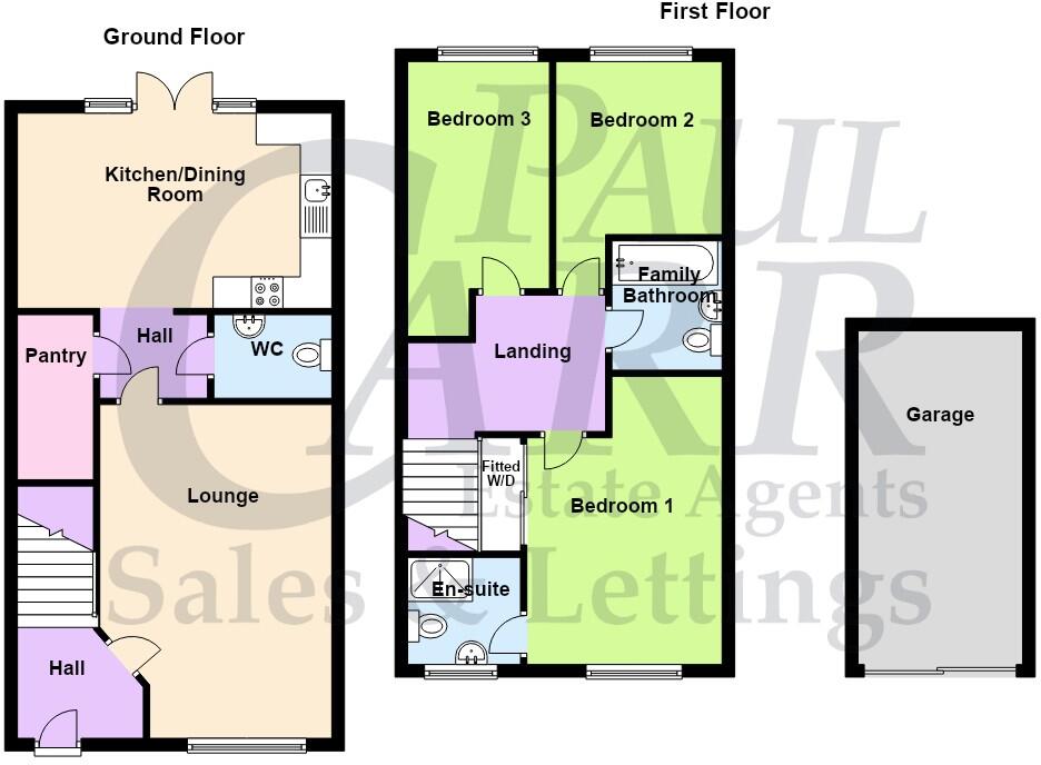 Woodland Mews, Great Barr, Birmingham B42 2FU floorplan