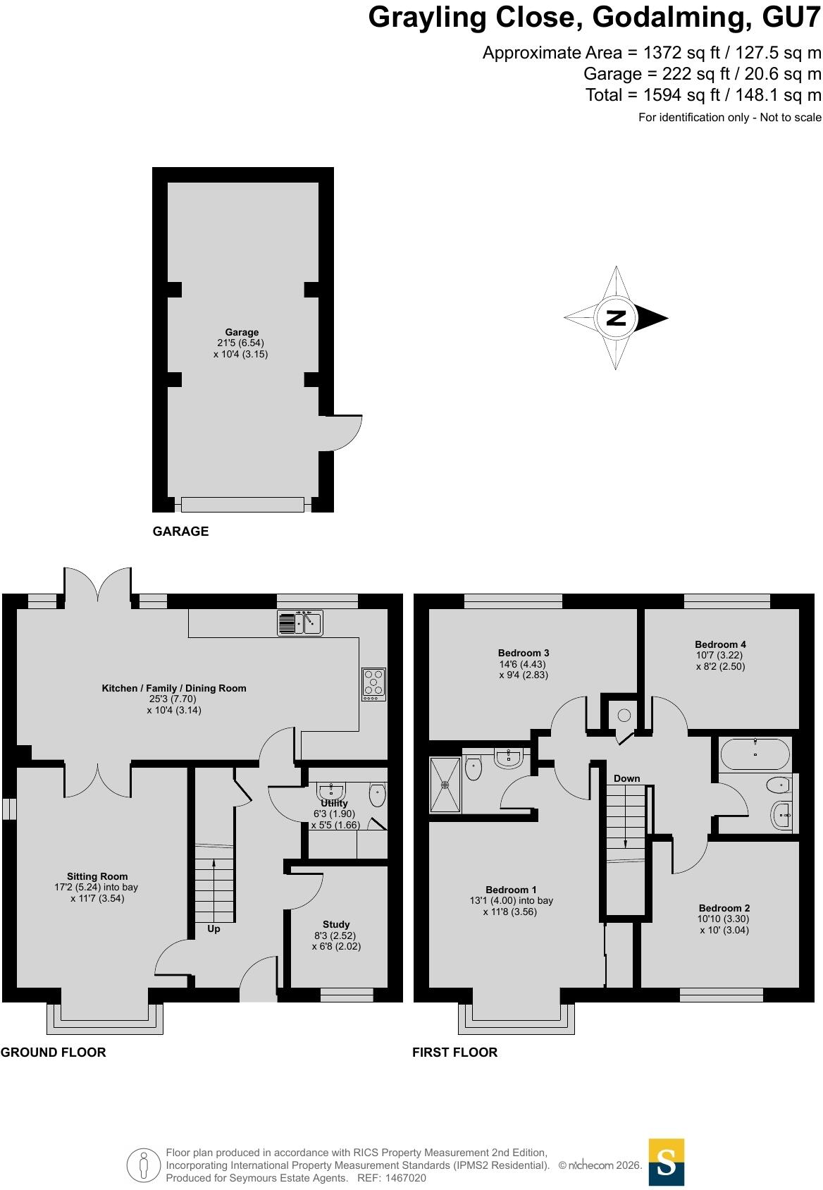 Grayling Close, Godalming, GU7 floorplan
