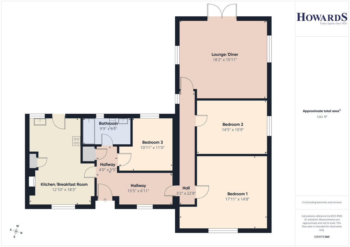 Colman Road, Corton floorplan