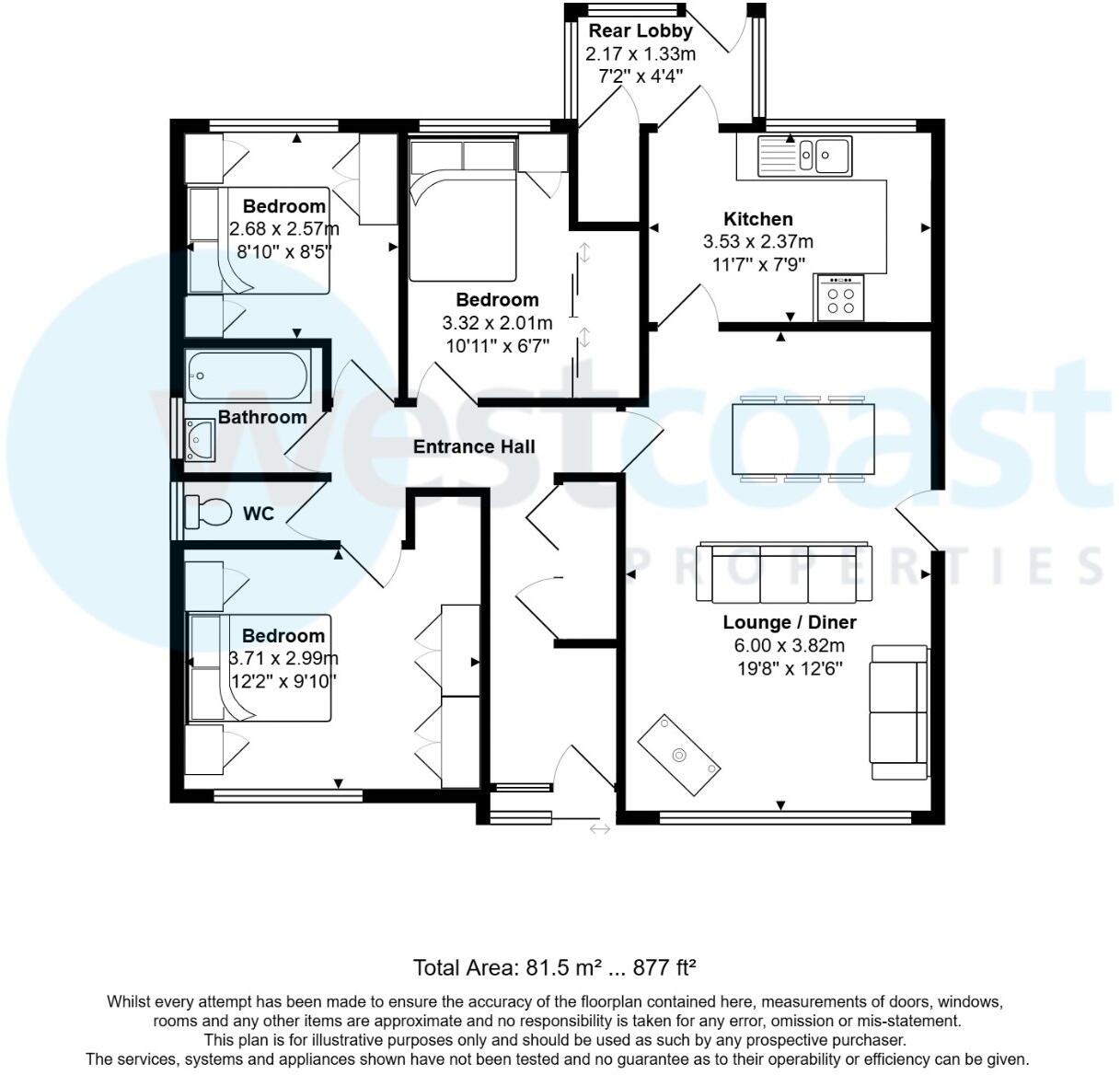Admirals Walk, Portishead, North Somerset, BS20 floorplan