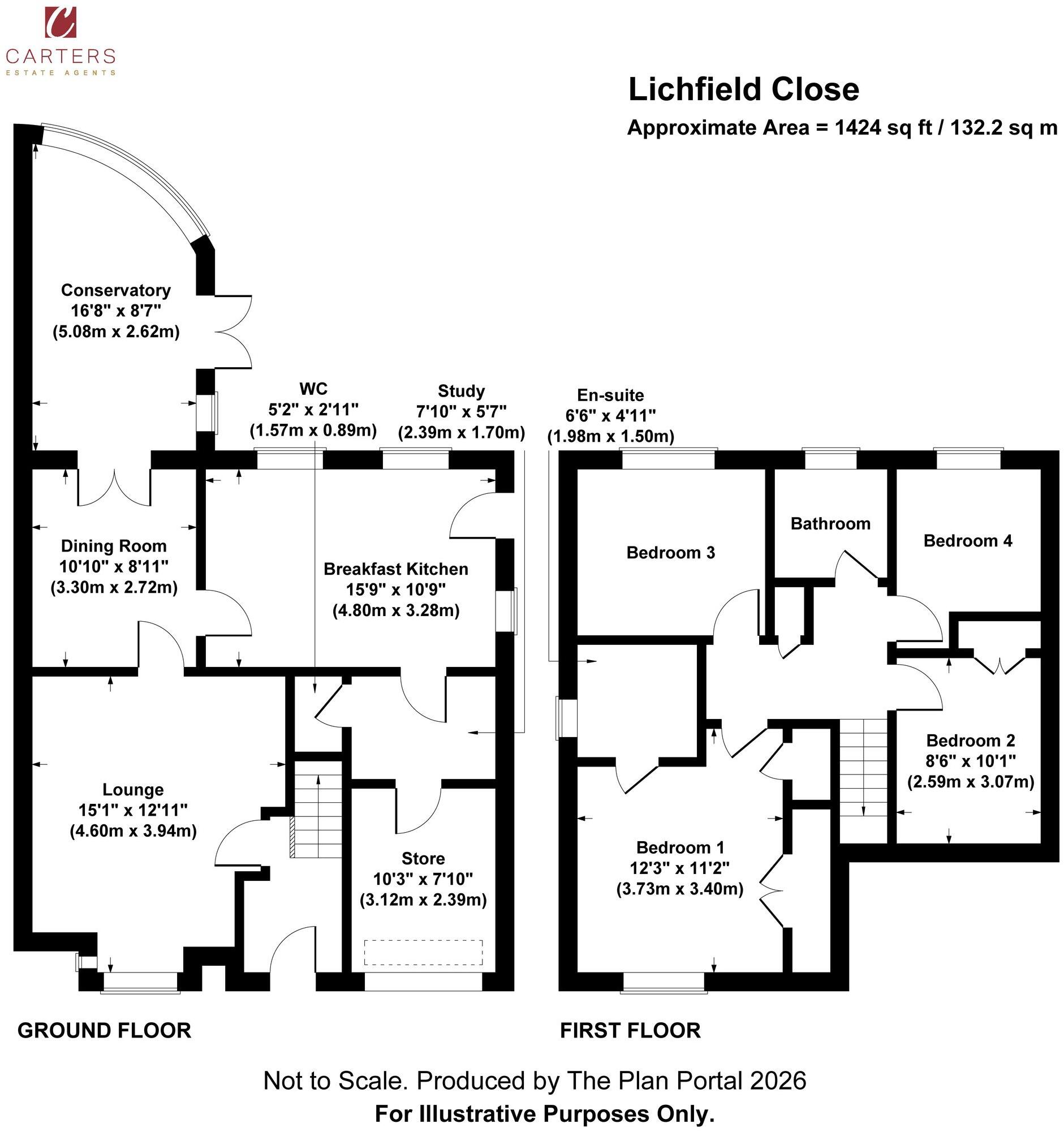 Lichfield Close, Arley, CV7 floorplan