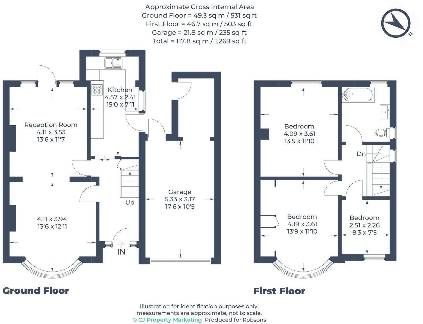 The Greenway, Mill End, Rickmansworth, WD3 floorplan