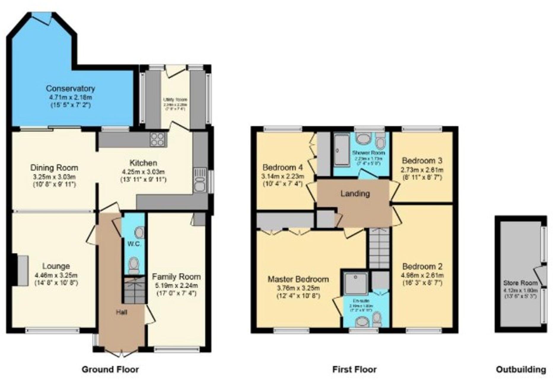 Hartington Drive, Creswell, S80 floorplan