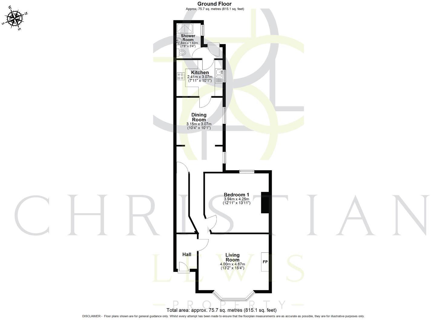 Northwick Road, Evesham floorplan