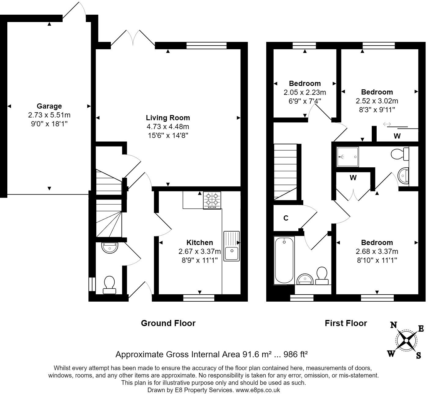 Sweet Green Close, Headington floorplan