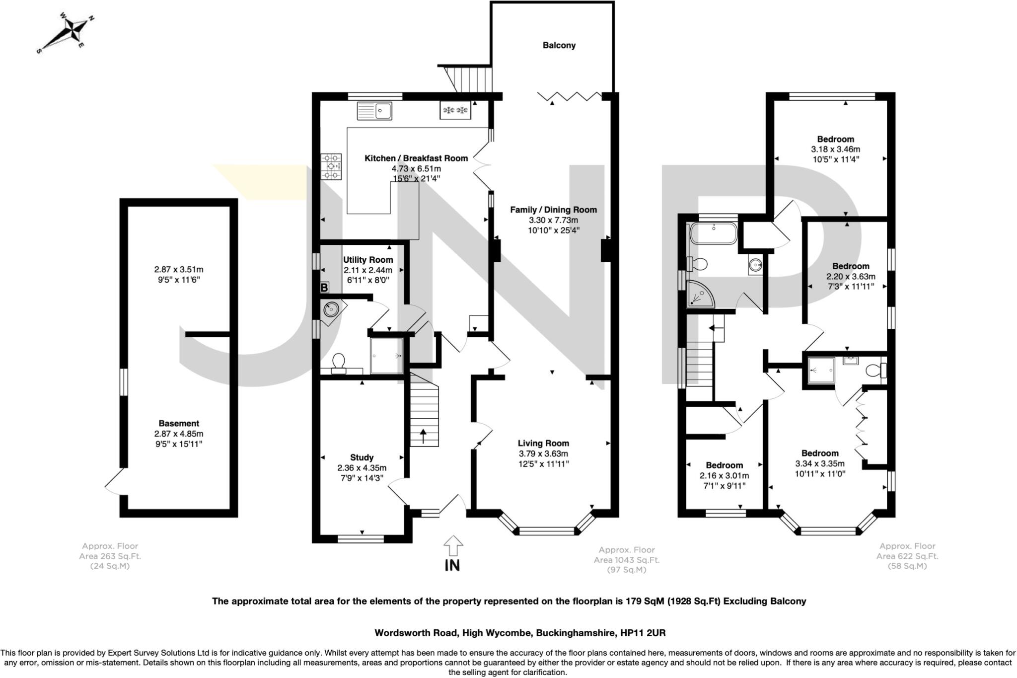 Wordsworth Road, High Wycombe, Buckinghamshire, HP11 floorplan