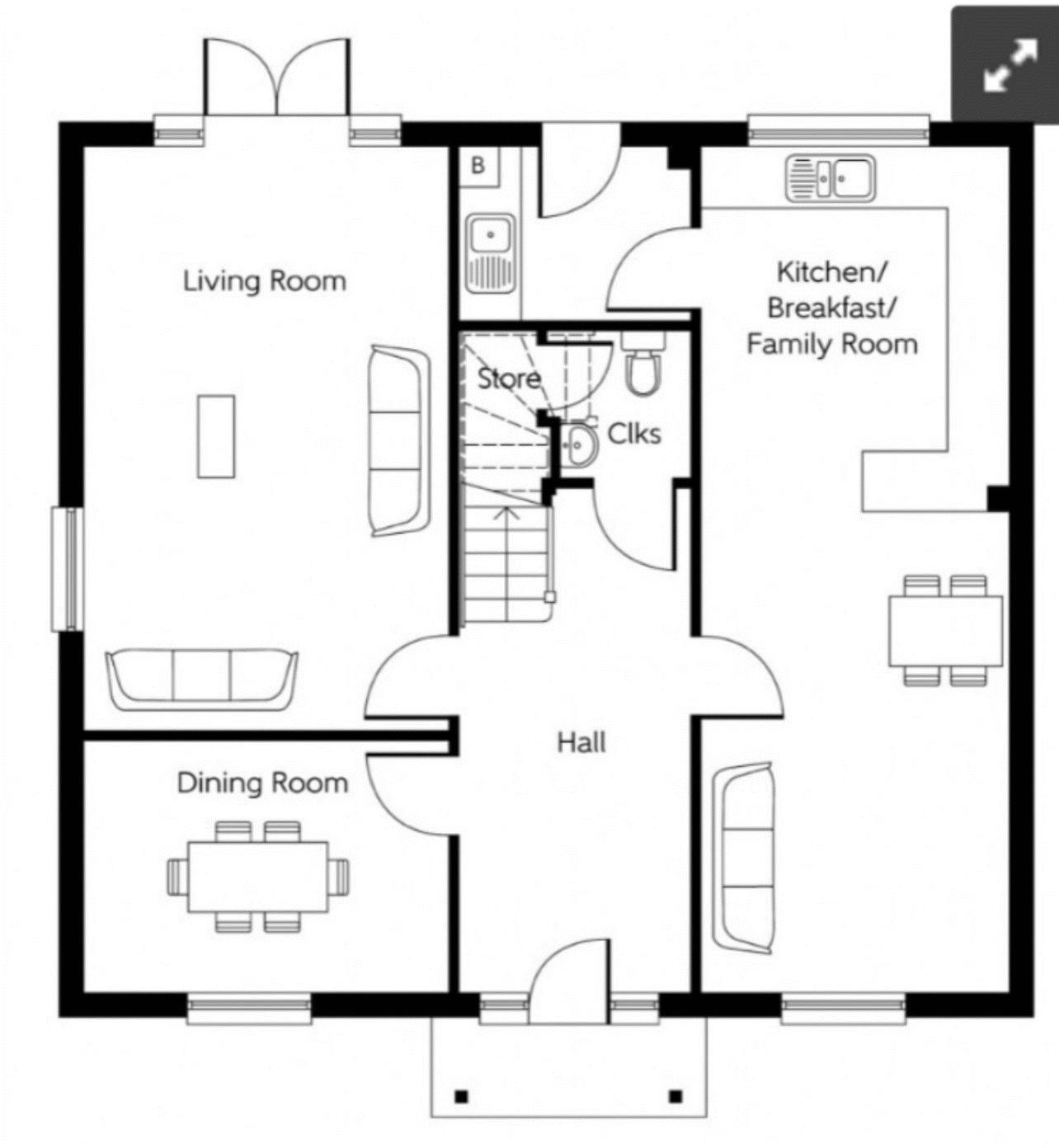Headley Meadow, Shortstown floorplan