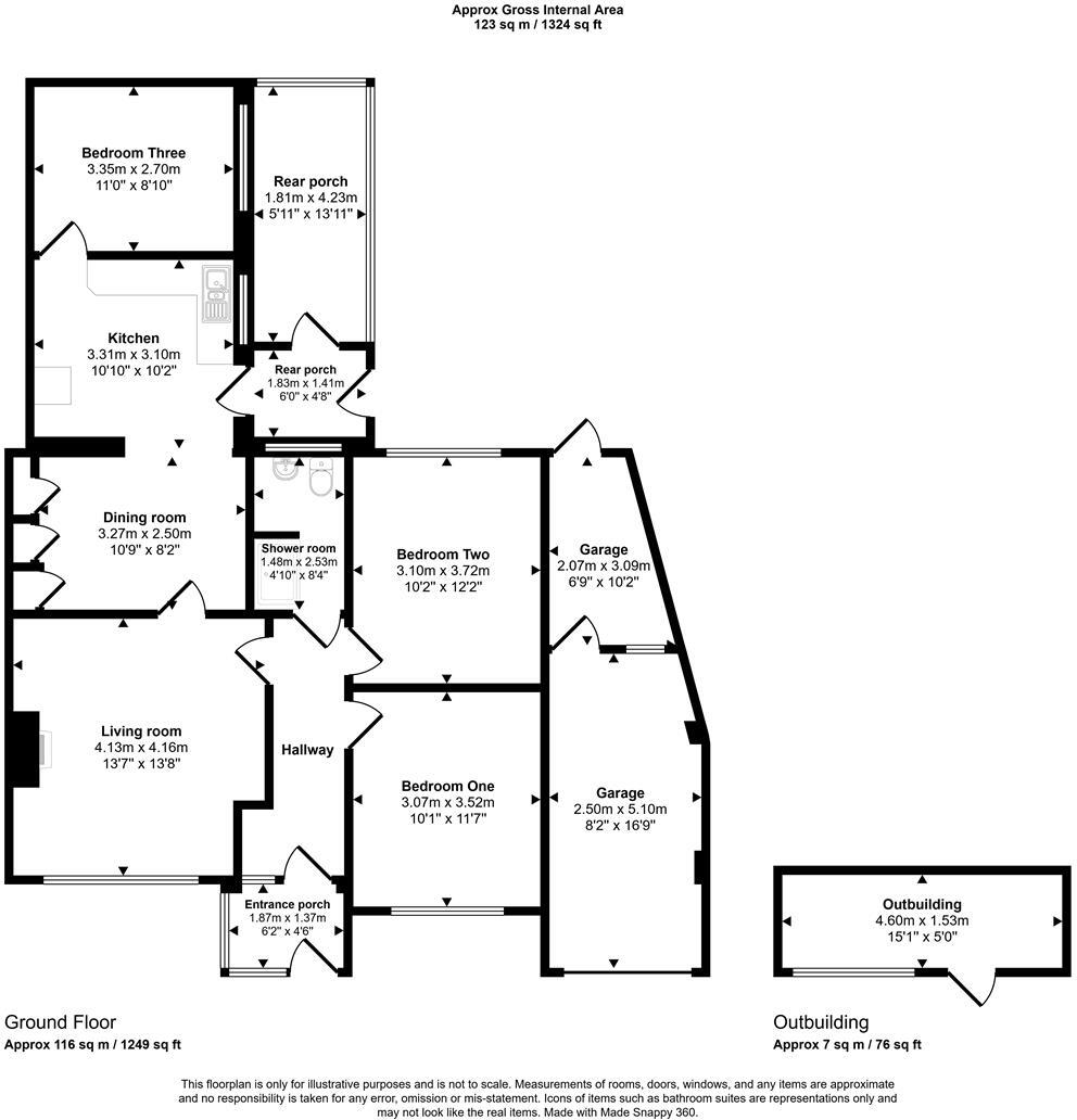 Maesglas, Cardigan floorplan