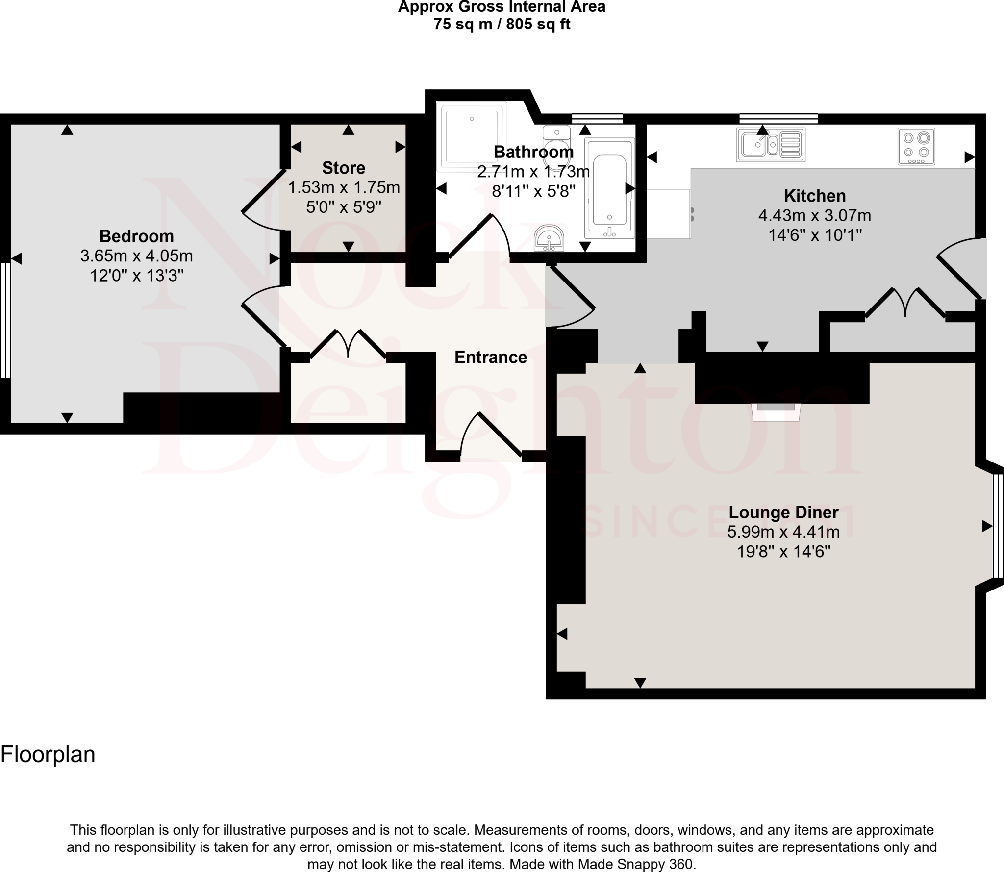 Ashford Carbonel, Ludlow floorplan