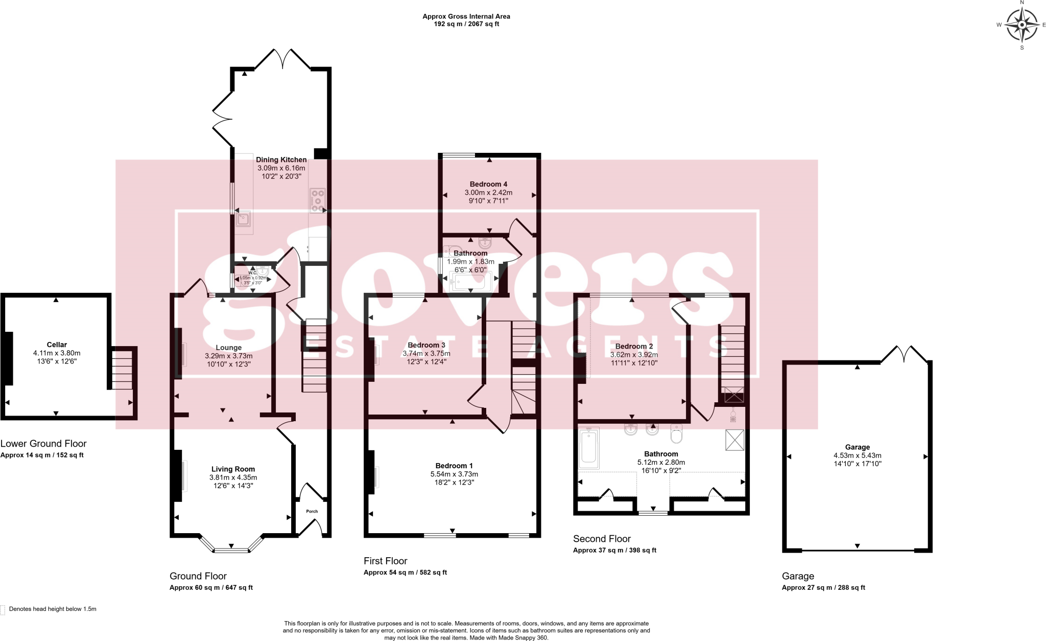 Institute Road, Kings Heath, Birmingham, B14 floorplan