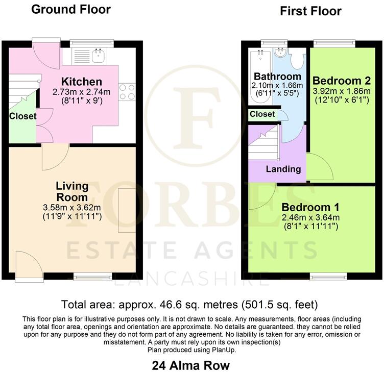 Alma Row, Hoghton, PR5 floorplan