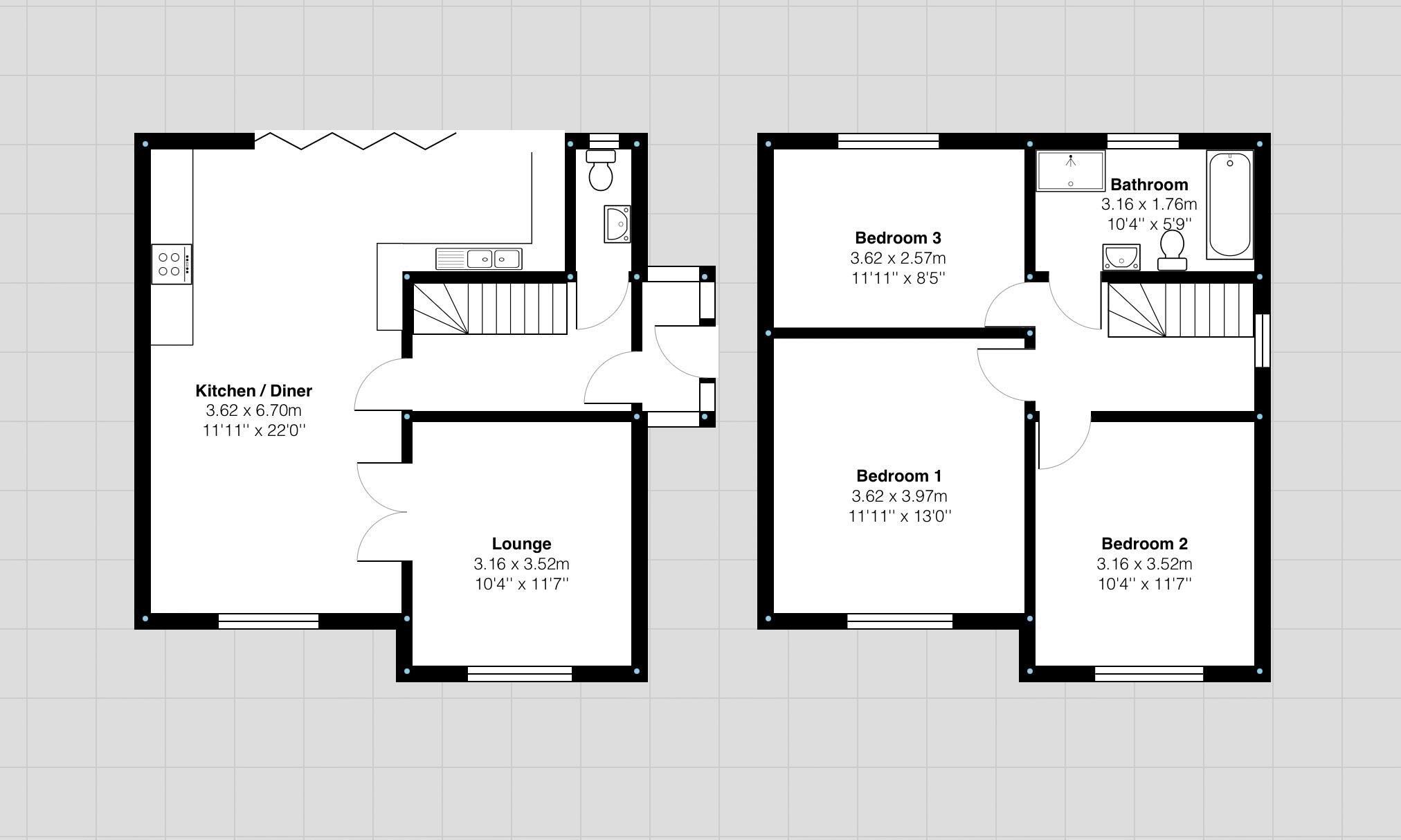 Central Avenue, Hereford floorplan