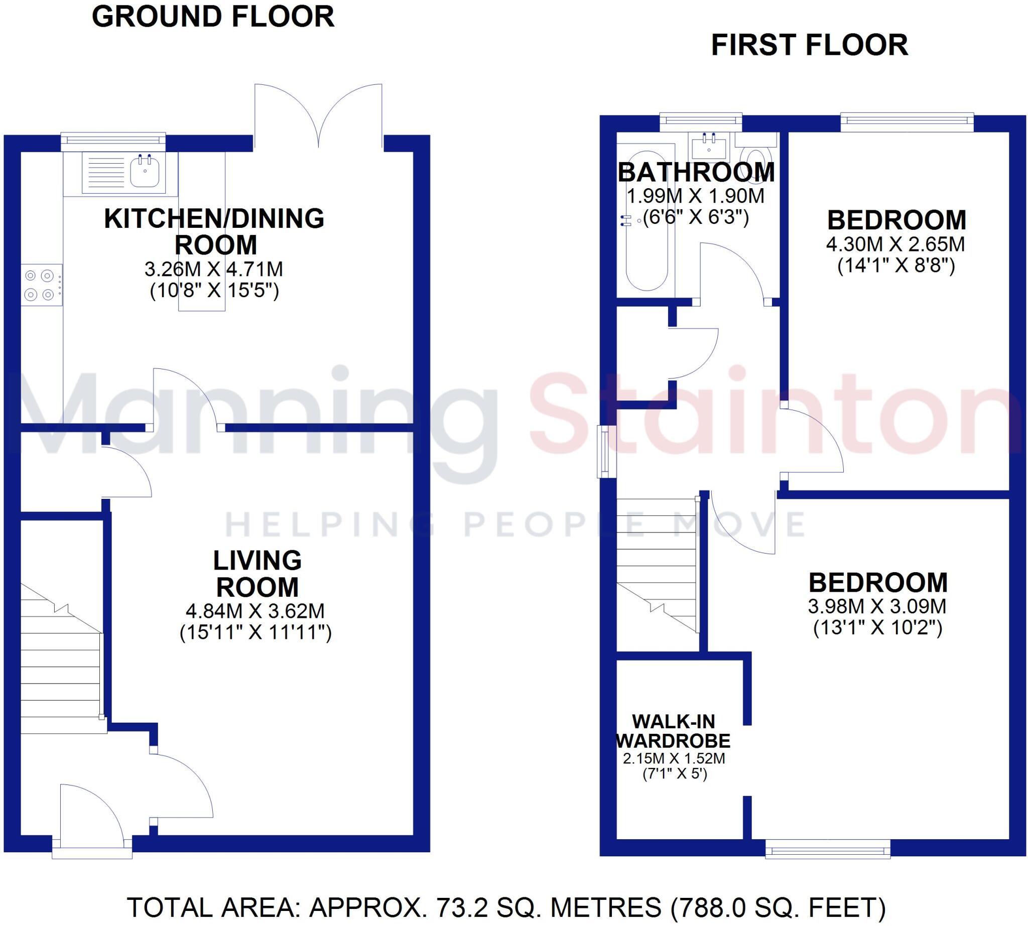 Eltham Drive, Leeds floorplan