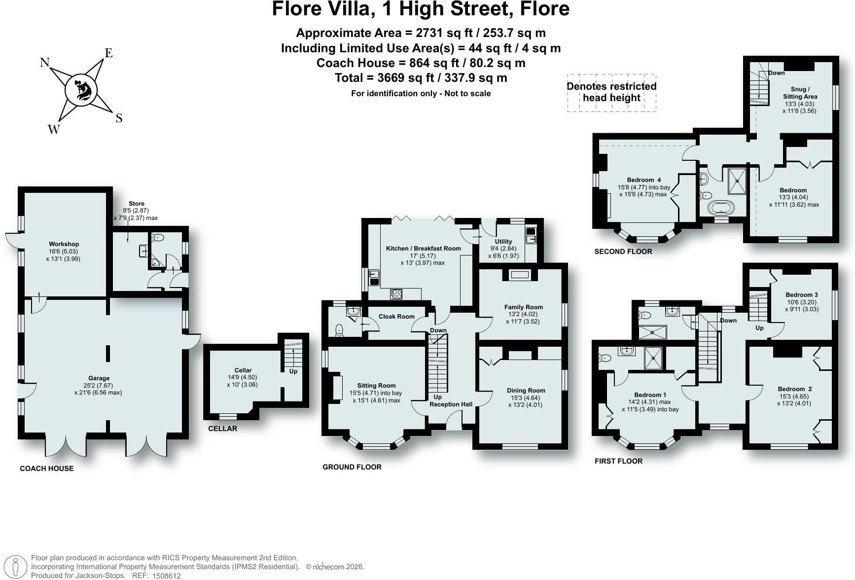 High Street, Flore, Northamptonshire, NN7 floorplan