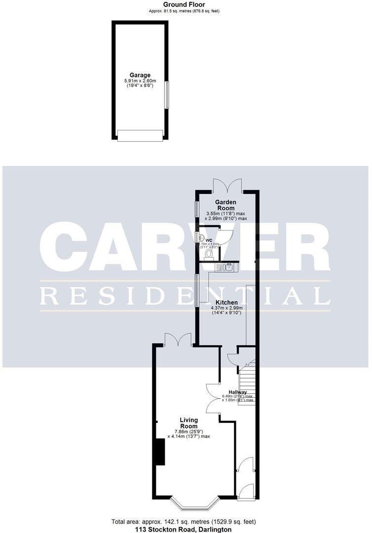 Stockton Road, Darlington floorplan