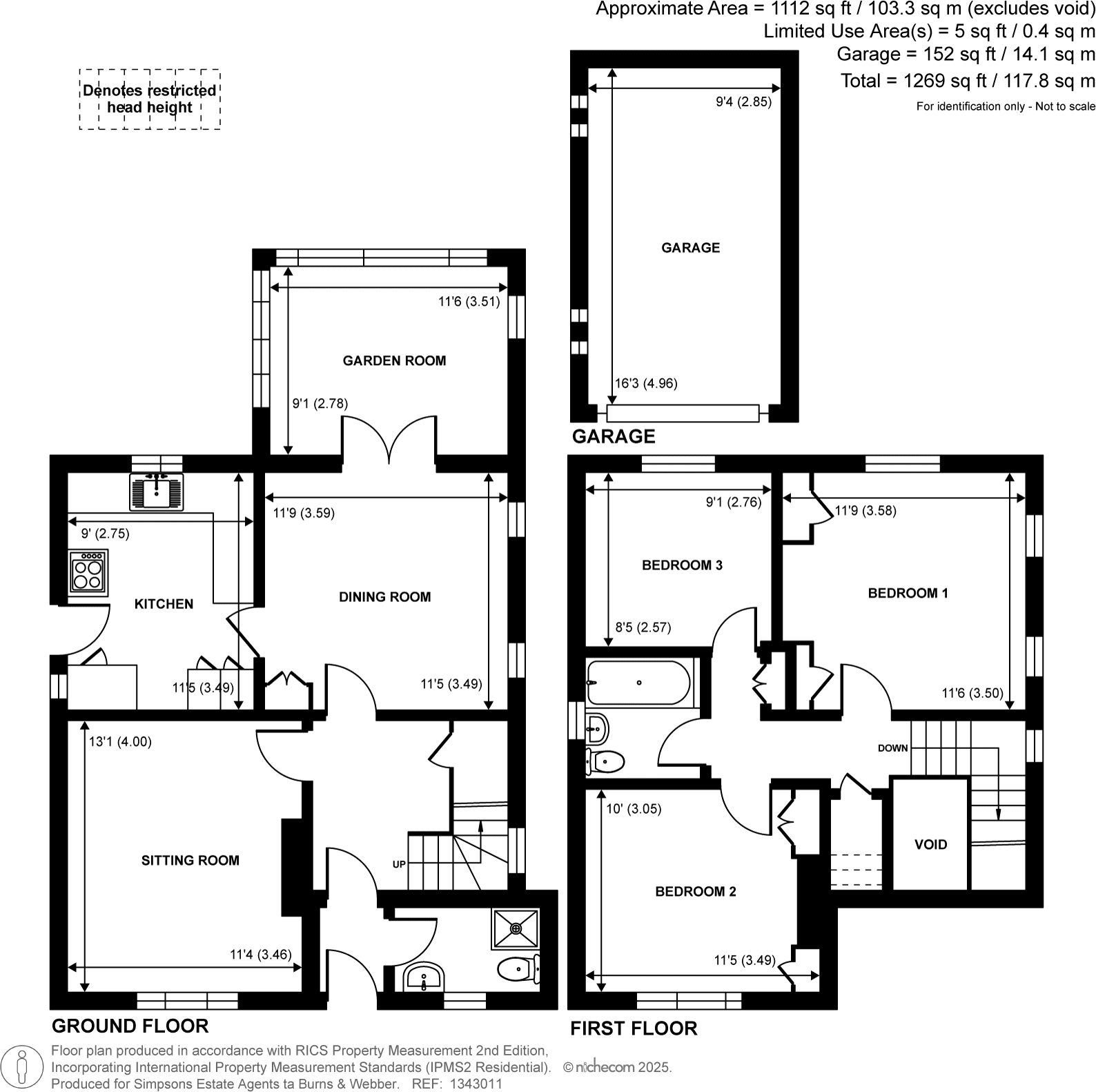 Stonards Brow, Shamley Green, GU5 floorplan