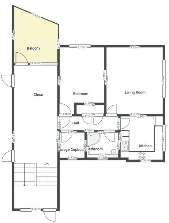 Adelaide Street, Inverclyde, Gourock, PA19 floorplan