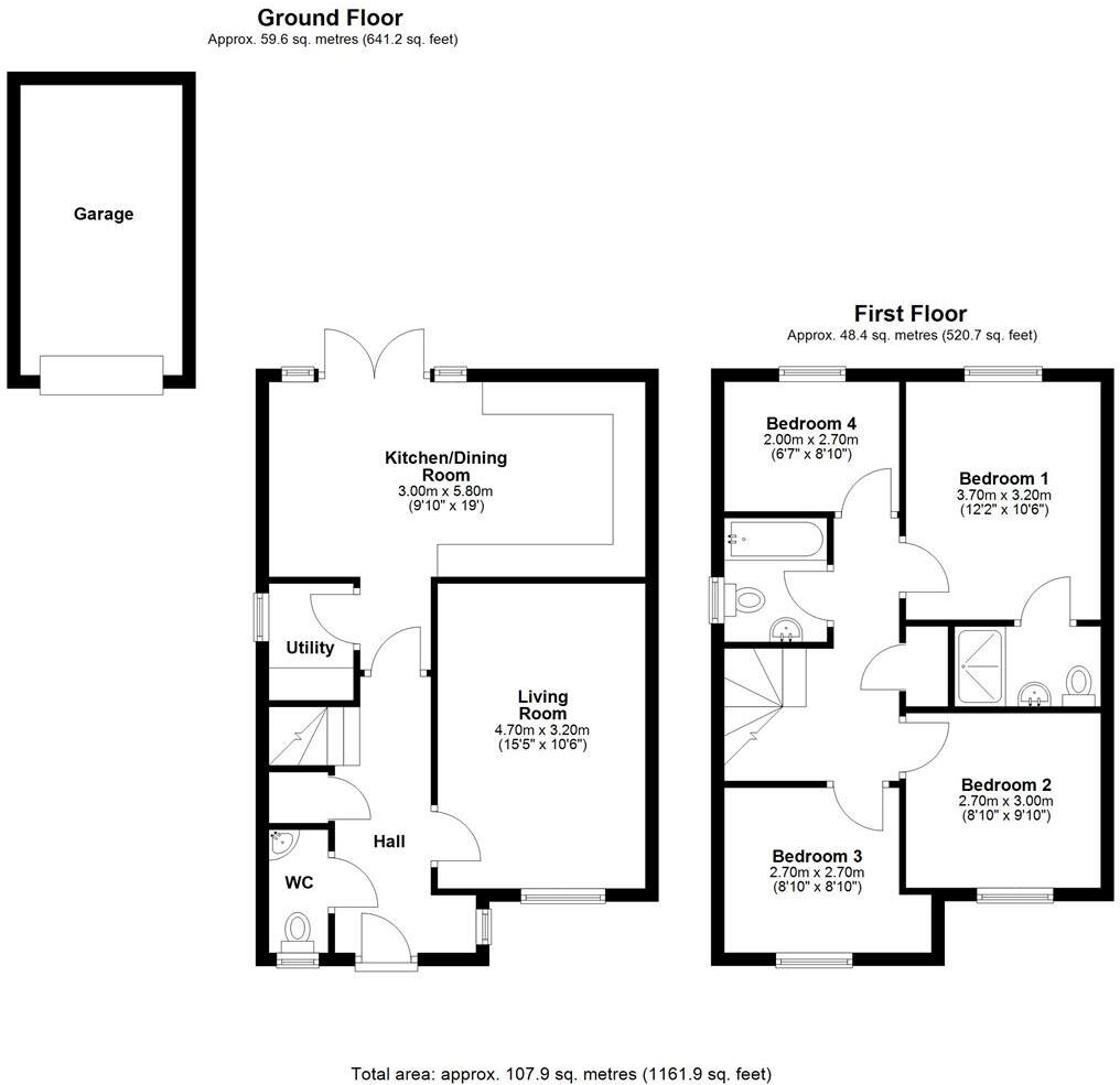 Yewbrey Close, Bicton Heath, Shrewsbury floorplan