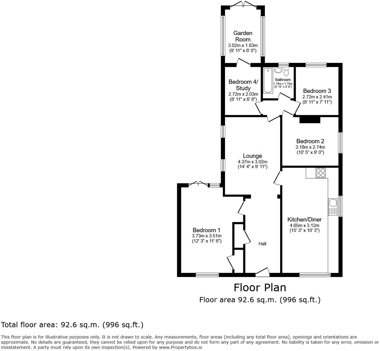 Meehan Road, Greatstone, New Romney, Kent, TN28 floorplan
