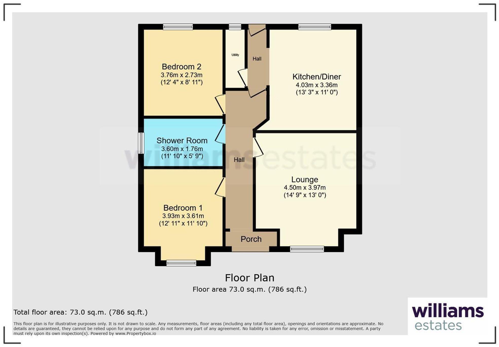 Elwy Avenue, Dyserth, LL18 floorplan
