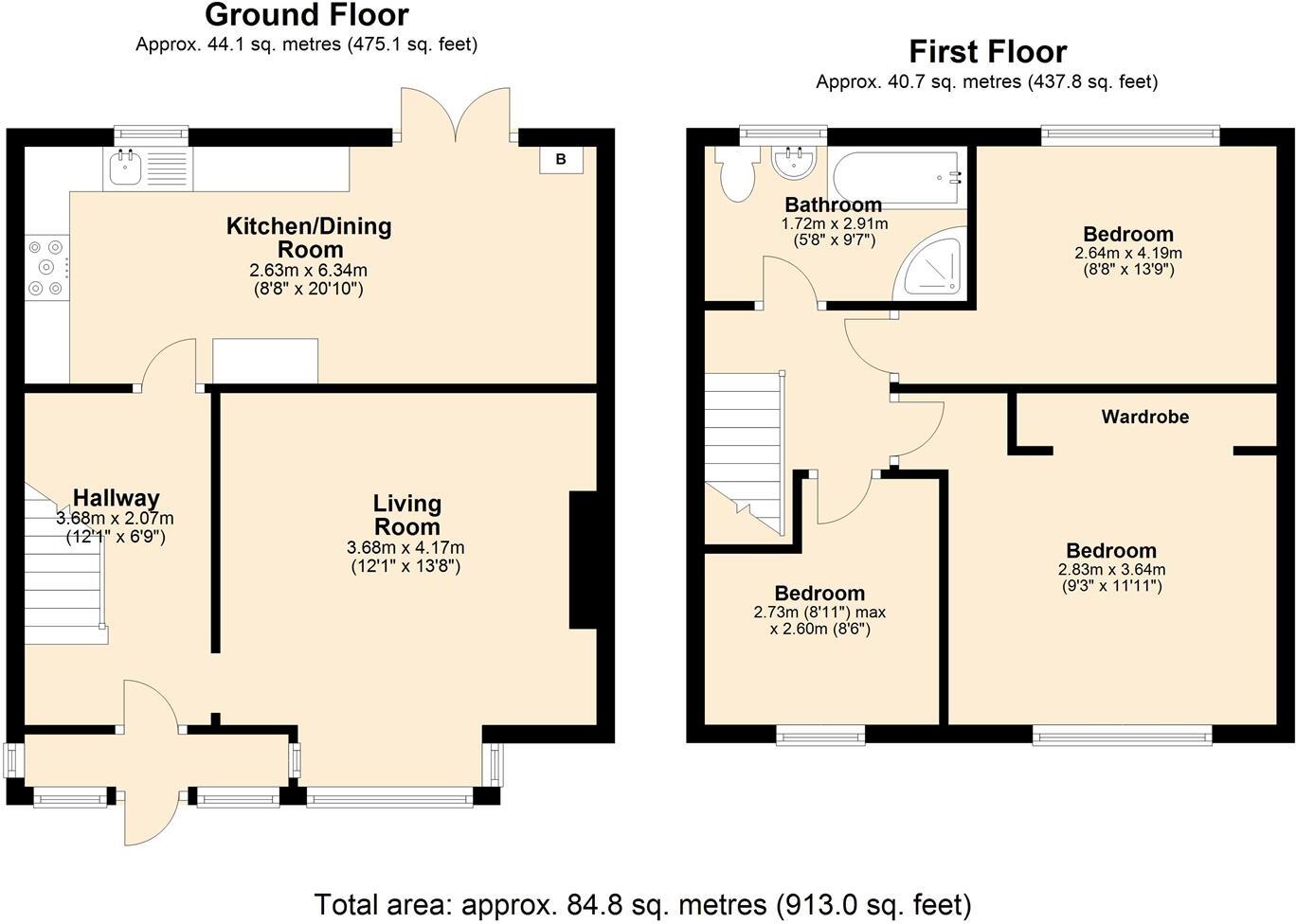 Chedworth Crescent, Portsmouth floorplan