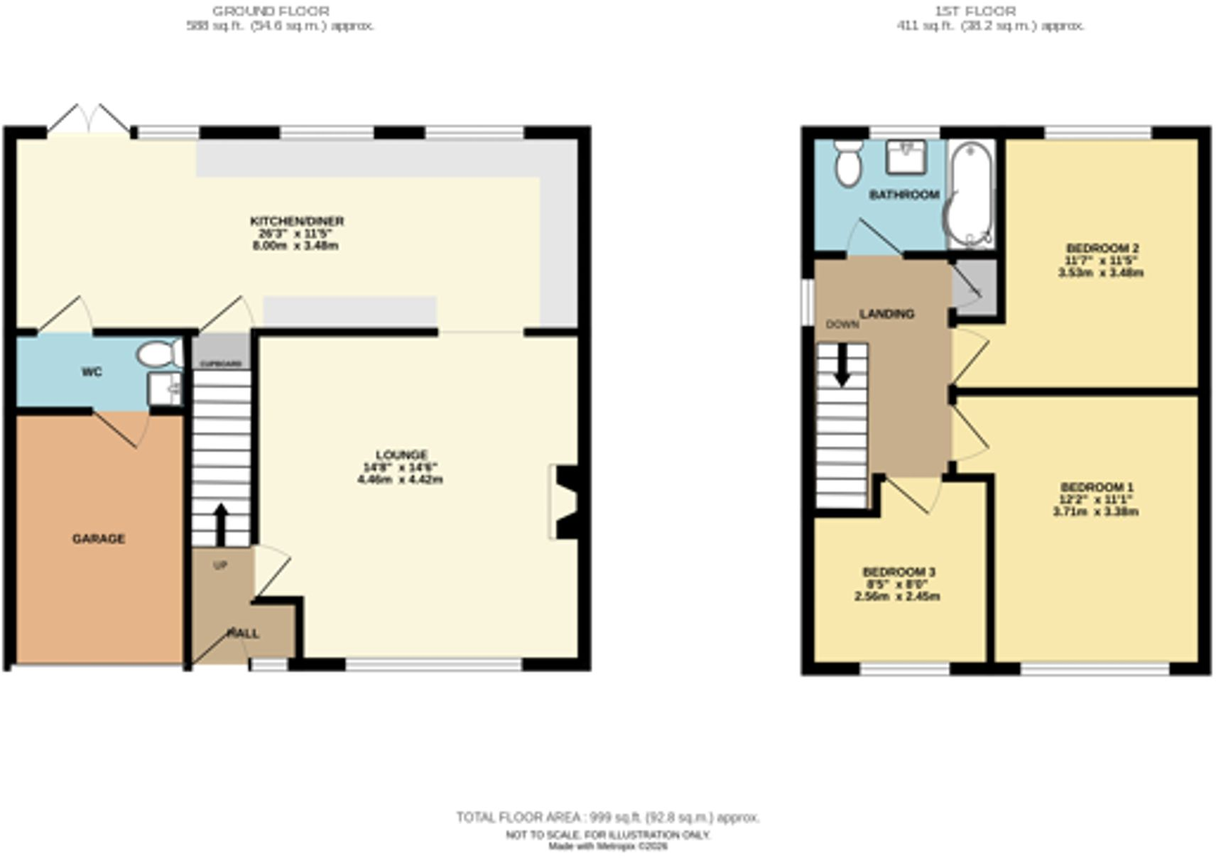 Titterstone Road, Highley, WV16 floorplan