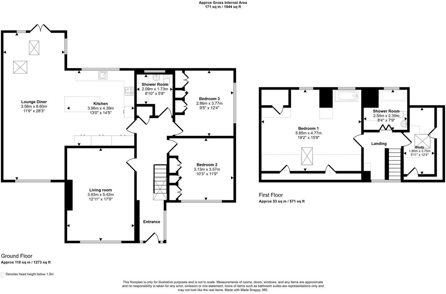Grange Crescent, Marton floorplan
