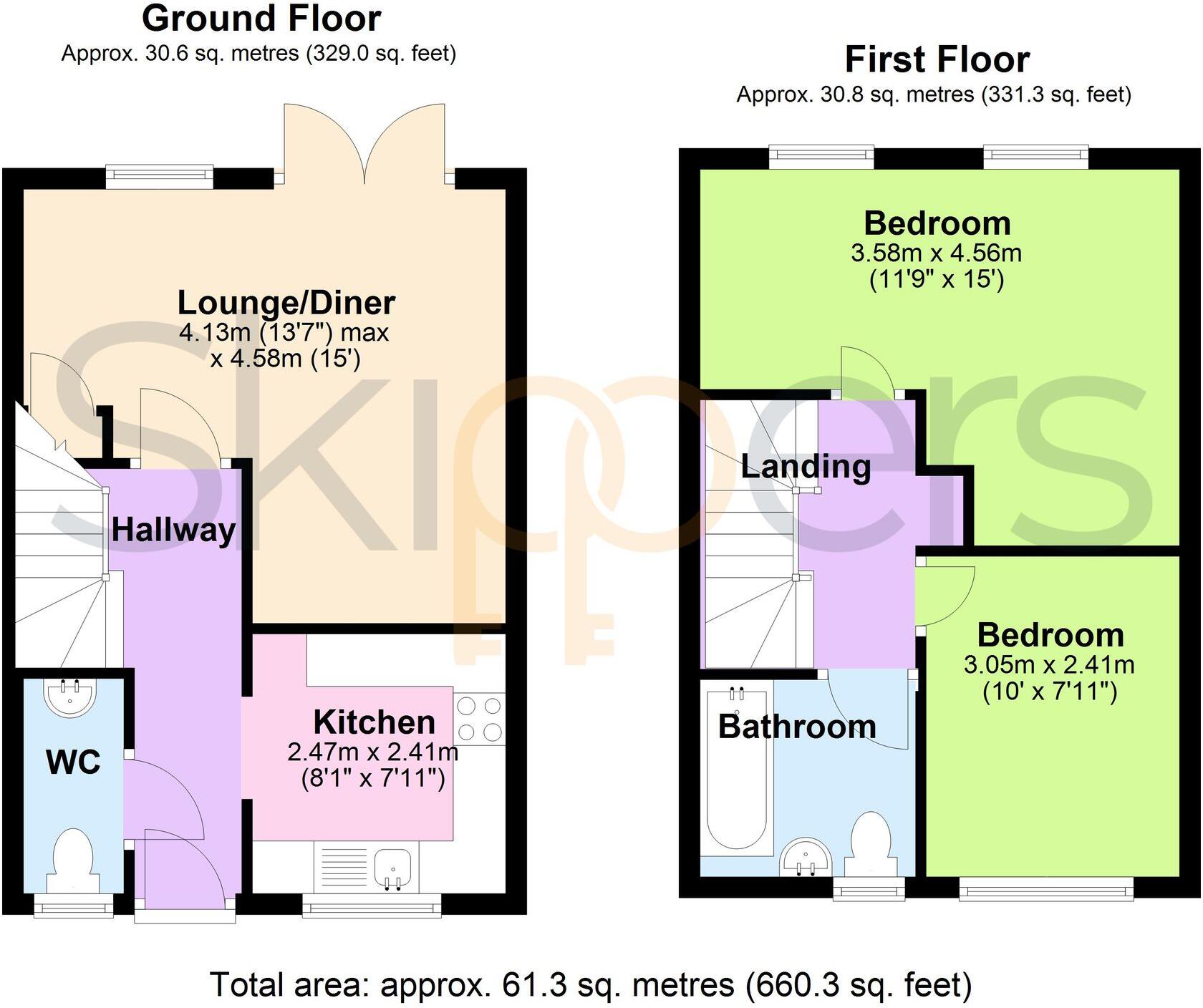 Oakham Drive, Lydd, TN29 floorplan