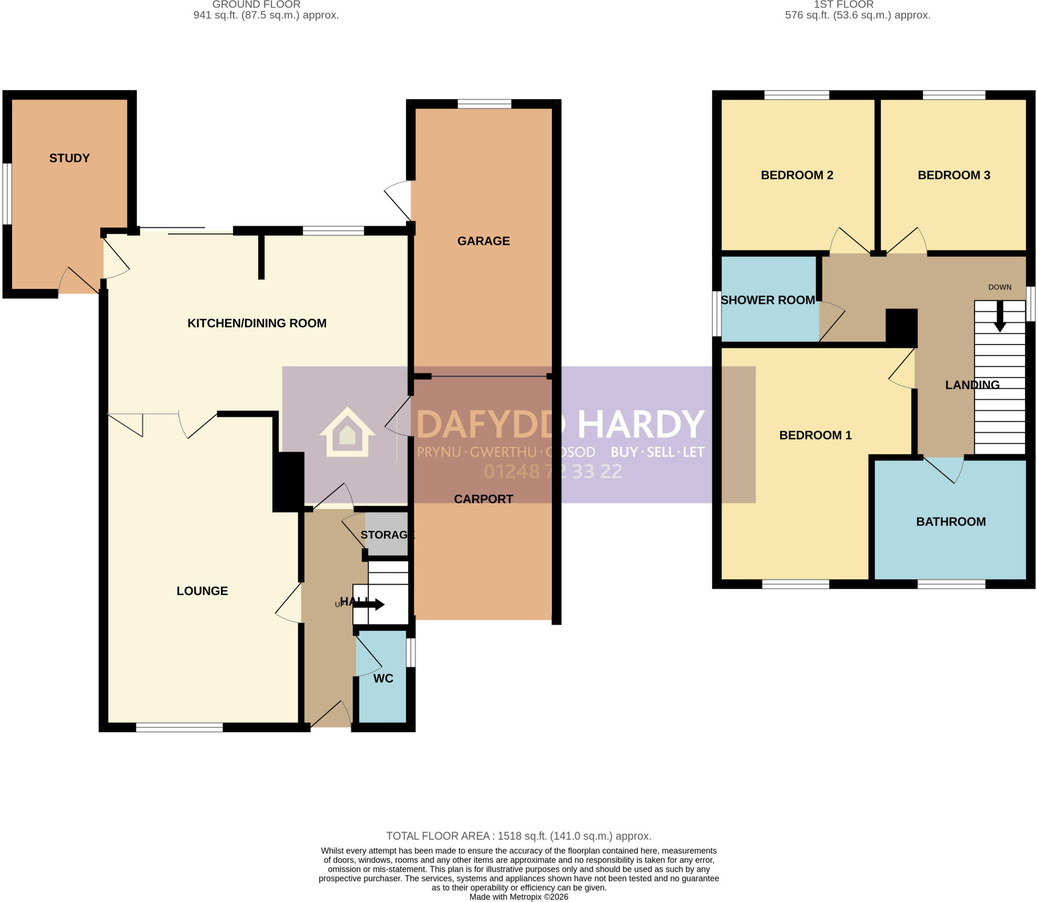 Bethel, Bodorgan, Isle of Anglesey, LL62 floorplan