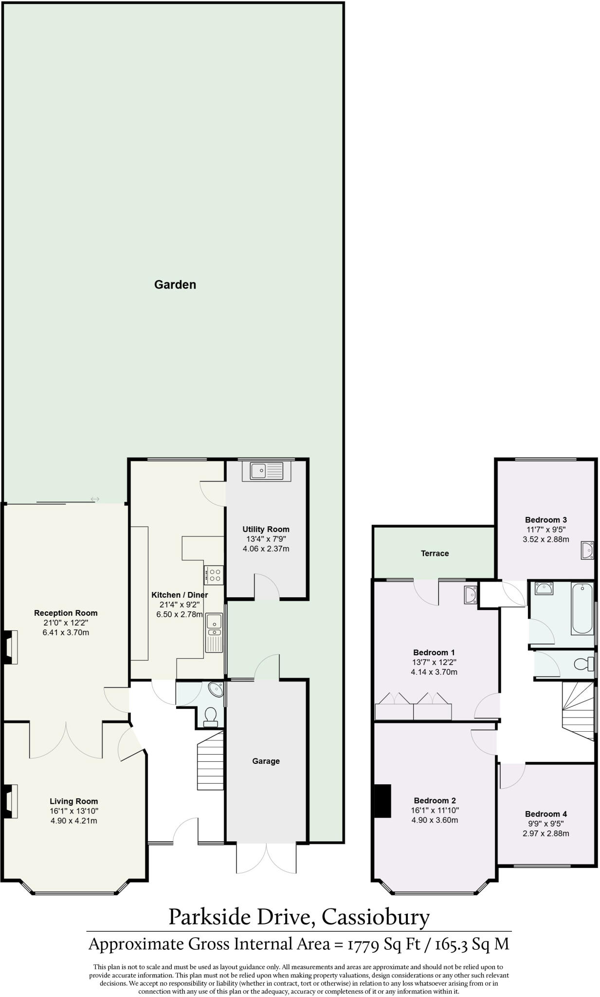 Parkside Drive, Cassiobury floorplan