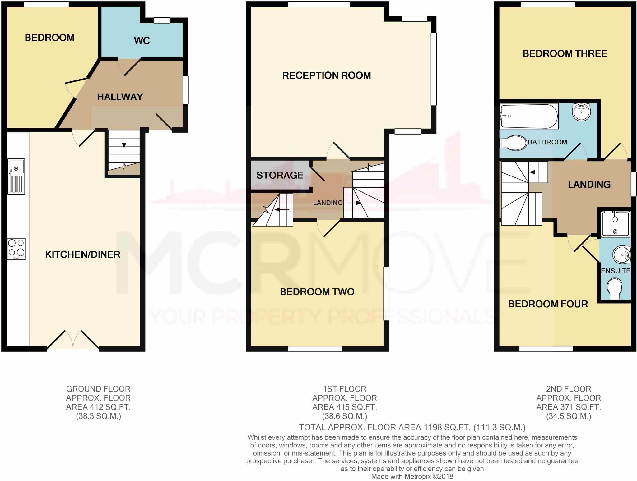 Aspull Walk, Manchester floorplan