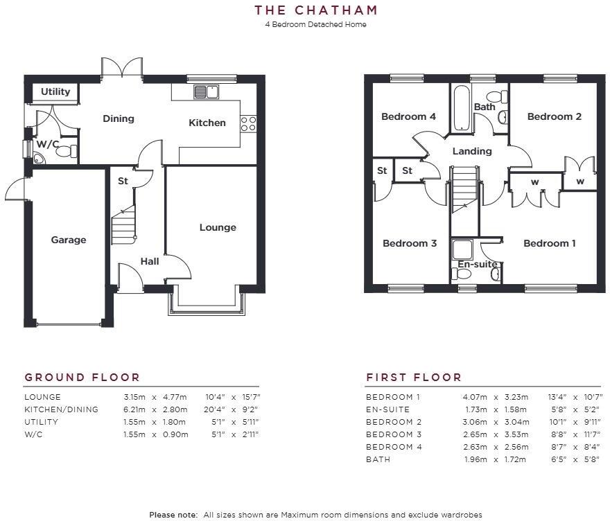 Church Meadows, Barrowford floorplan
