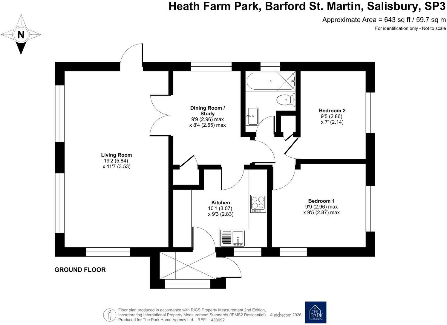 Heath Farm Park, Barford St Martin, Salisbury, Wiltshire, SP3 4BH floorplan