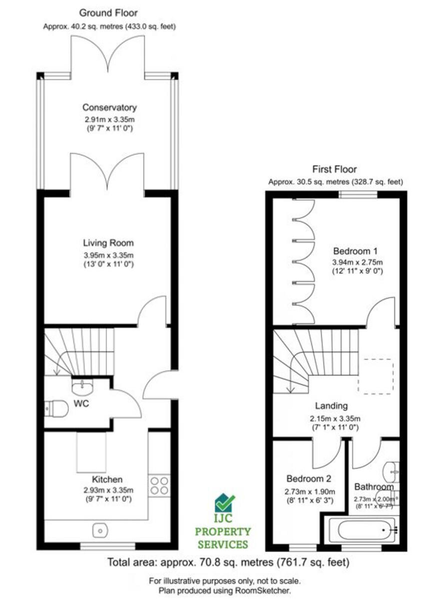 The Leys, Gloucestershire, GL13 floorplan