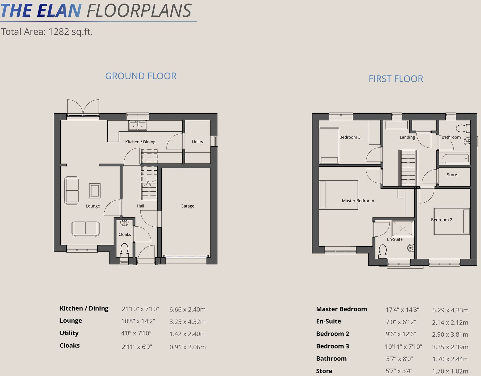 Henllan, LL16 floorplan