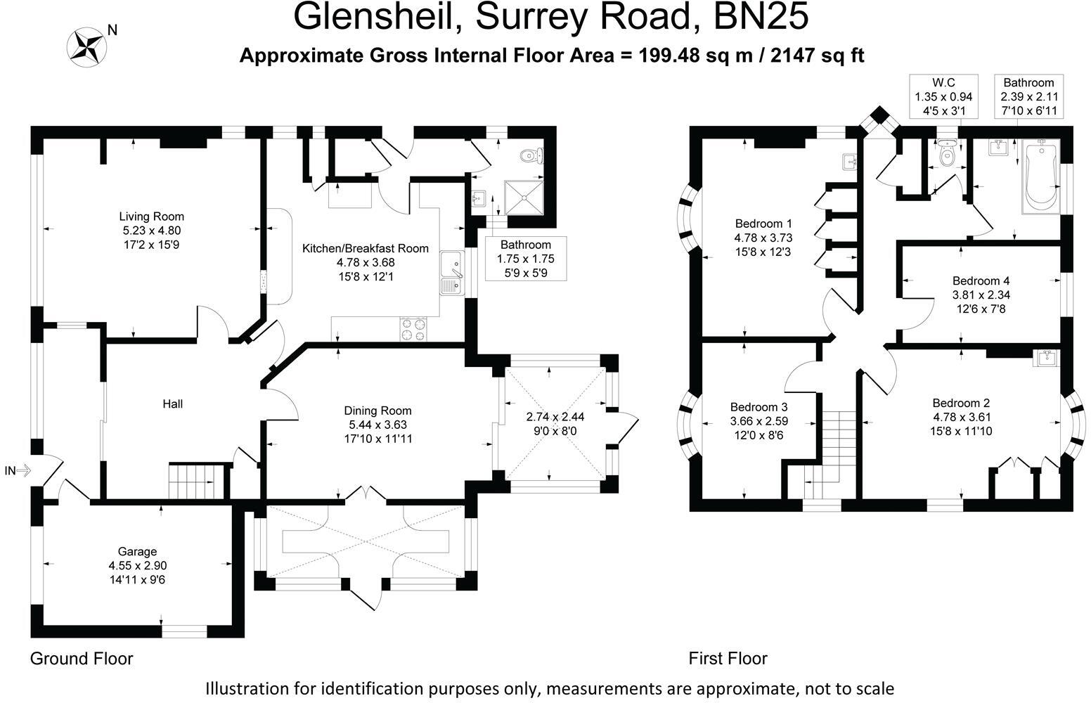 Surrey Road, Seaford floorplan