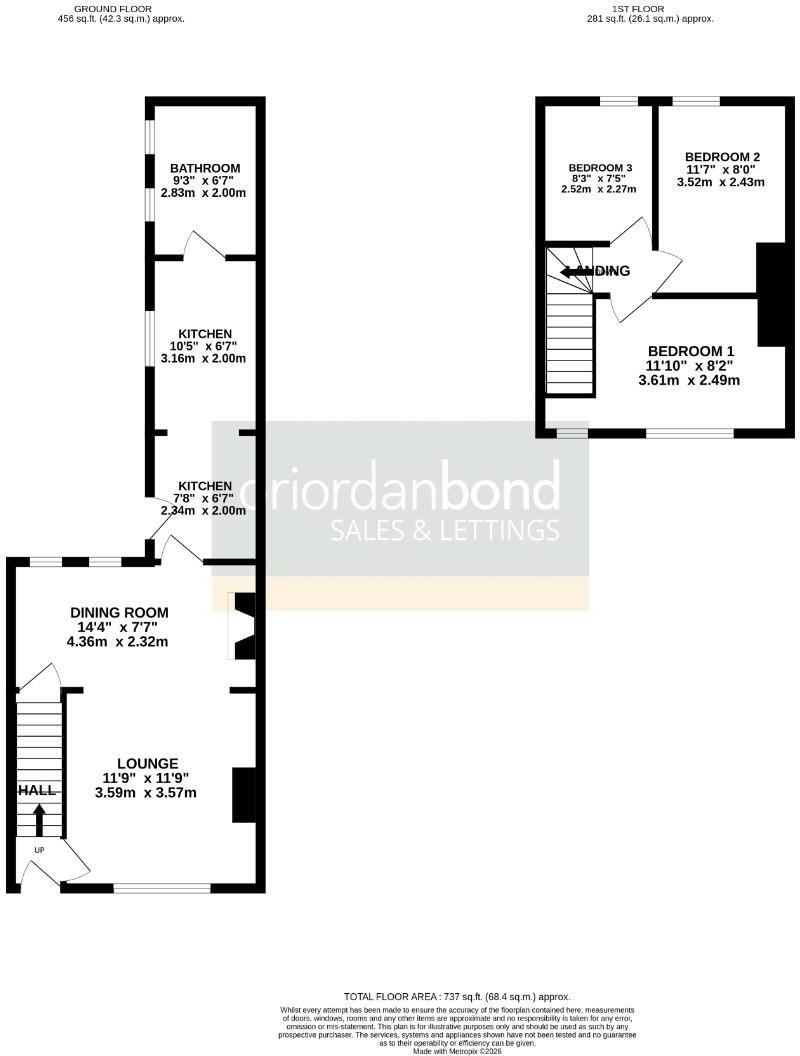 High Street, Higham Ferrers, NN10 8DD floorplan