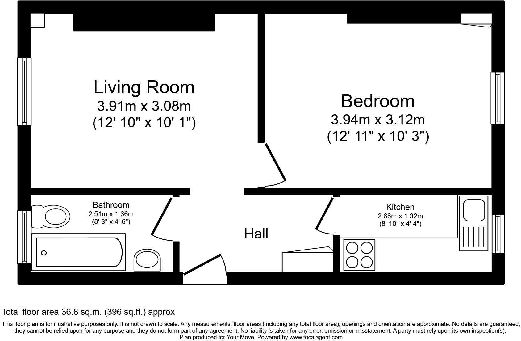 Salisbury Street, Kirkcaldy, Fife, KY2 floorplan