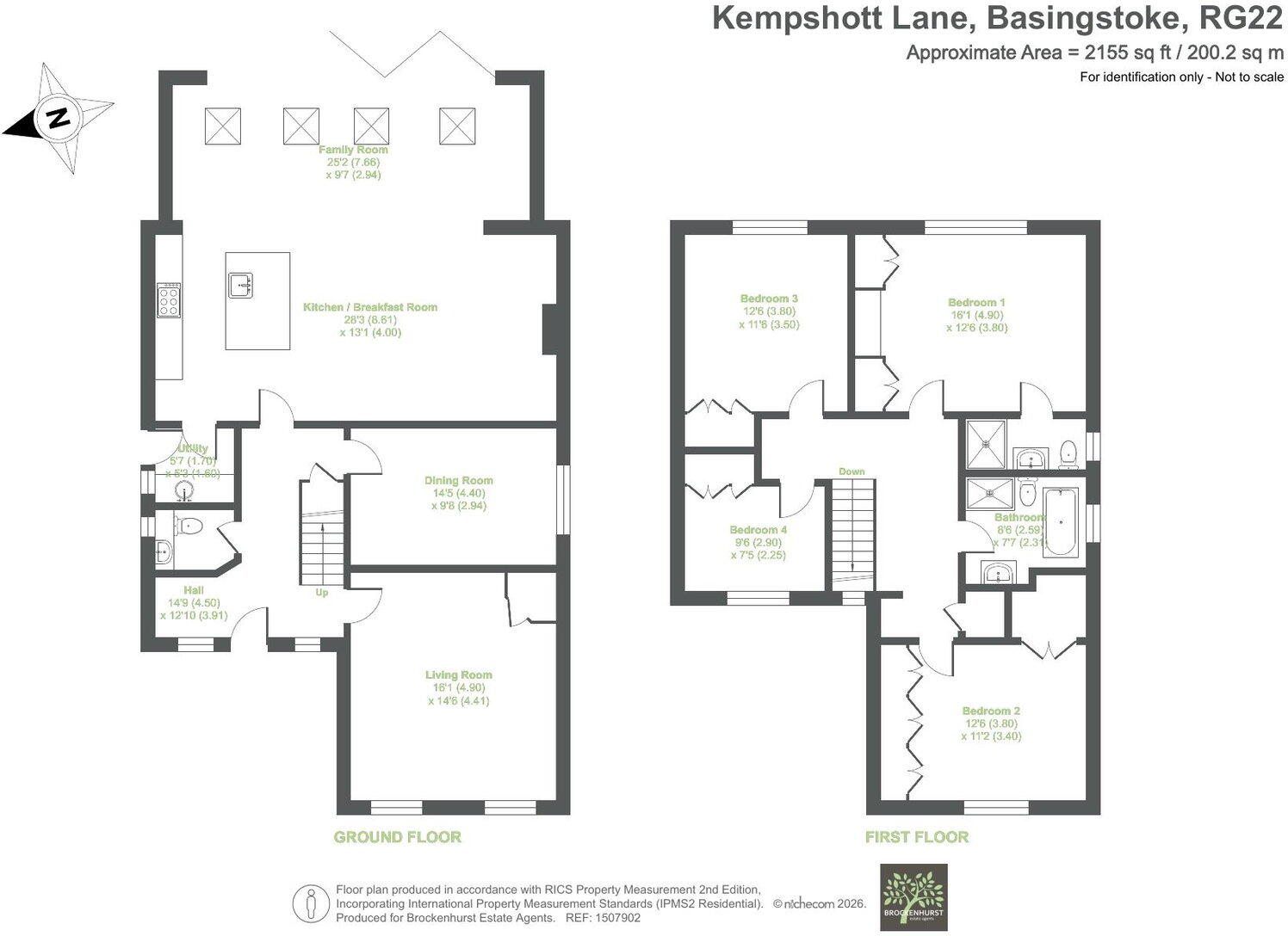 Kempshott Lane, Basingstoke RG22 5NA floorplan