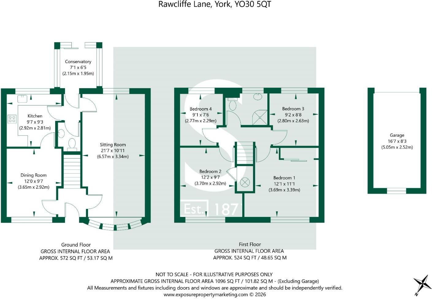 Rawcliffe Lane, York floorplan