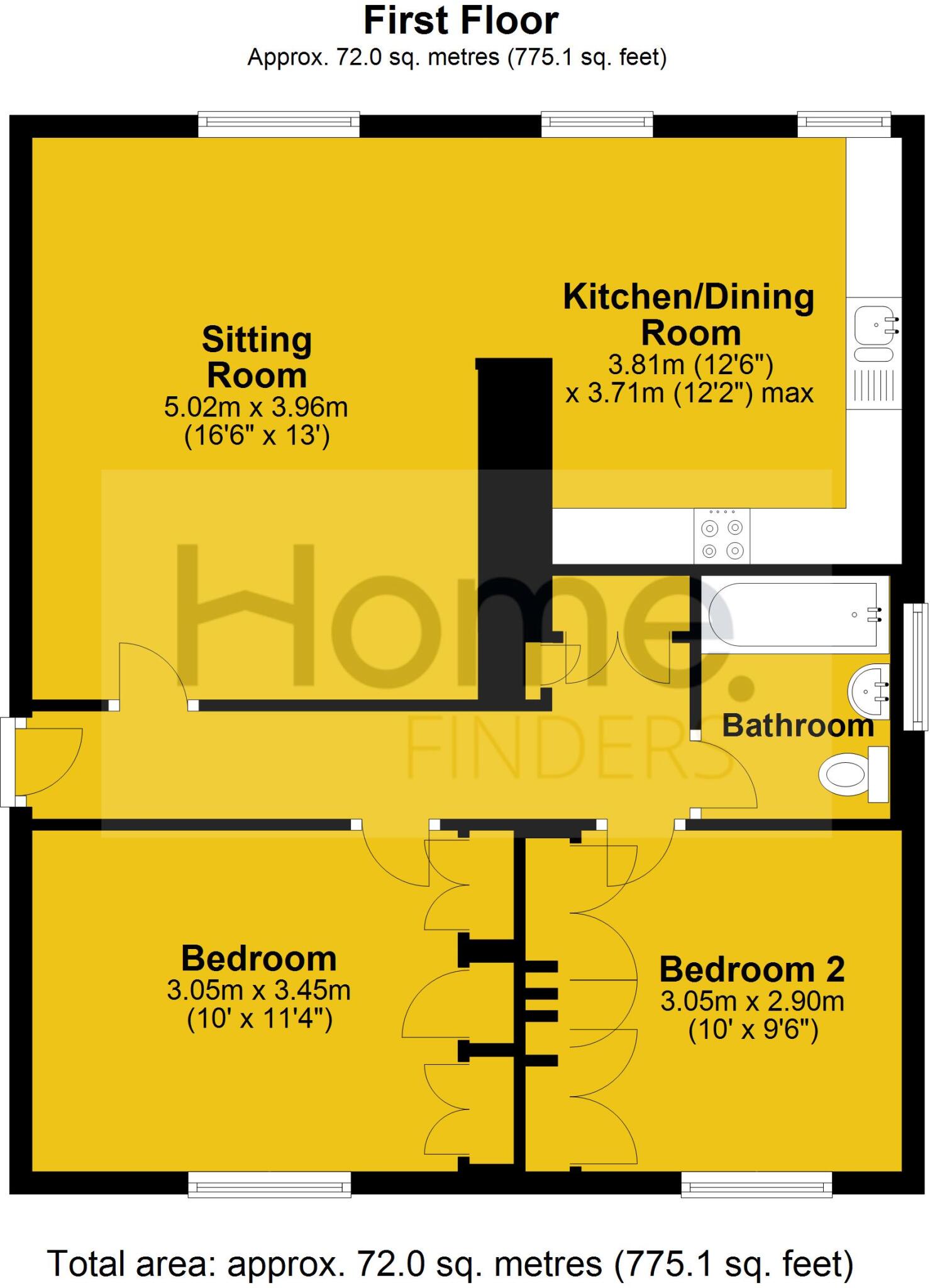The Acorns, Marlborough Road, Swindon, Wiltshire, SN3 floorplan