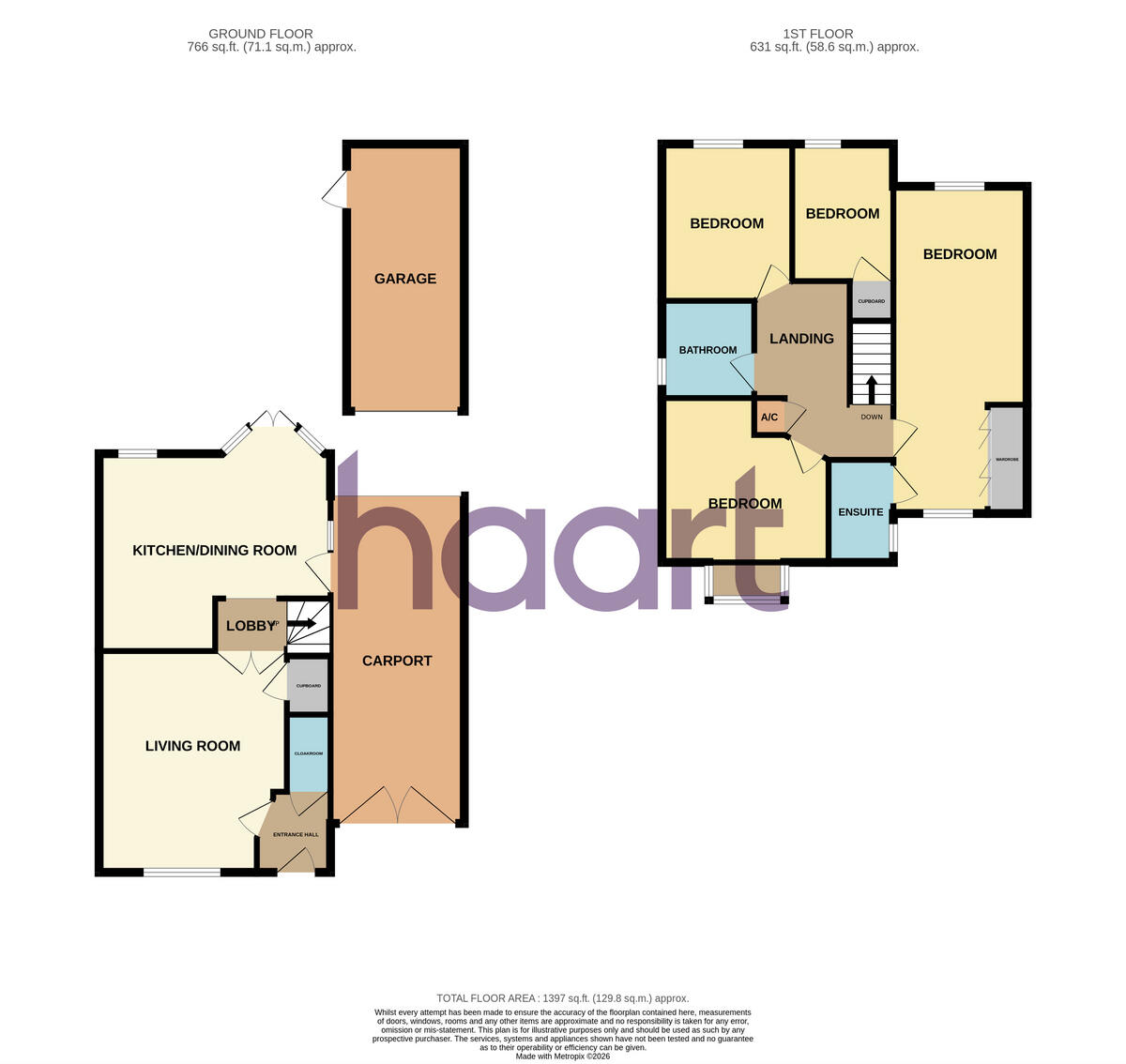 Nevis Road, Stevenage floorplan