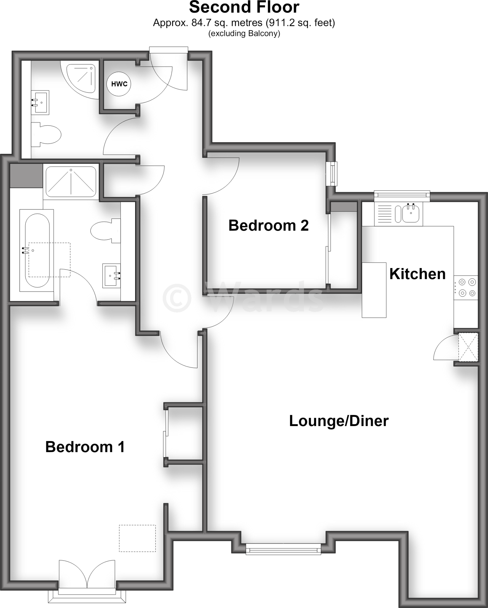 North Road, Hythe, Kent floorplan