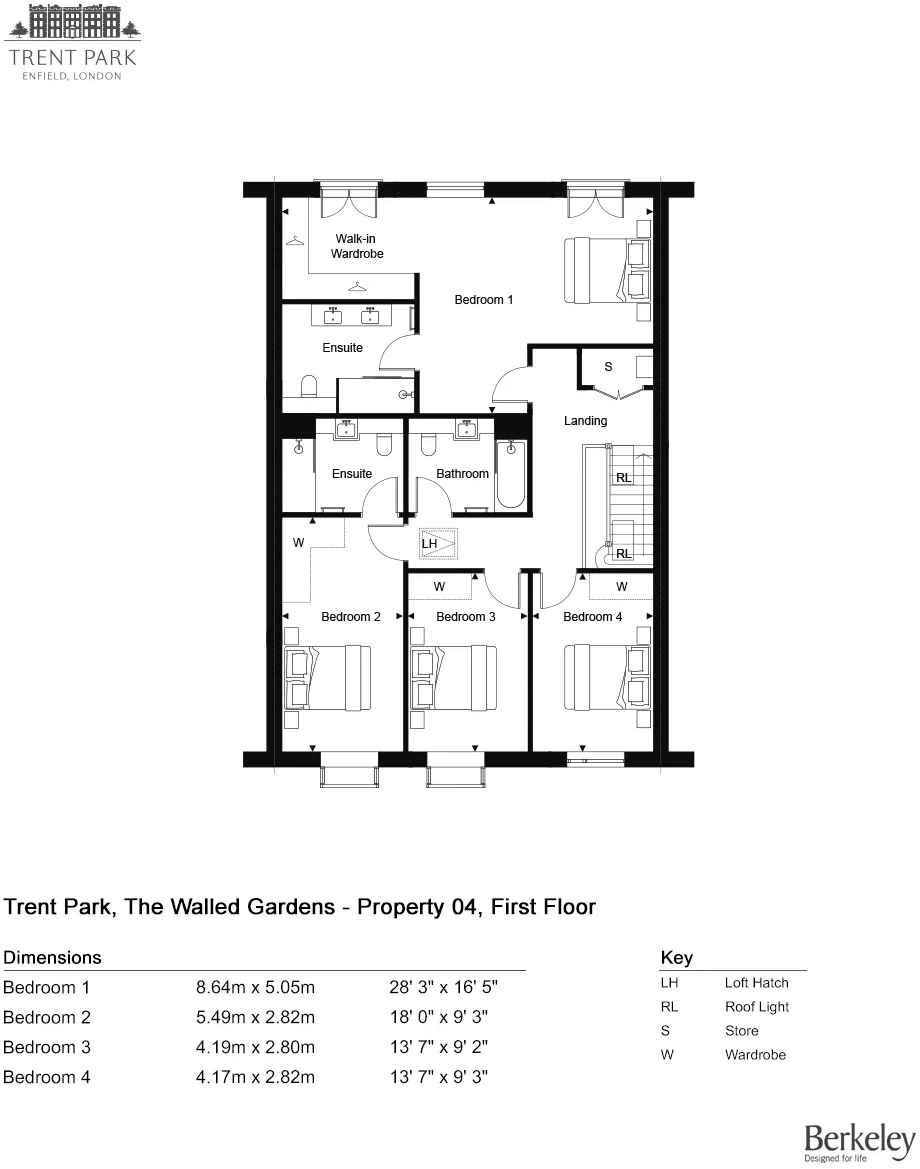 At Trent Park, London, EN4 floorplan