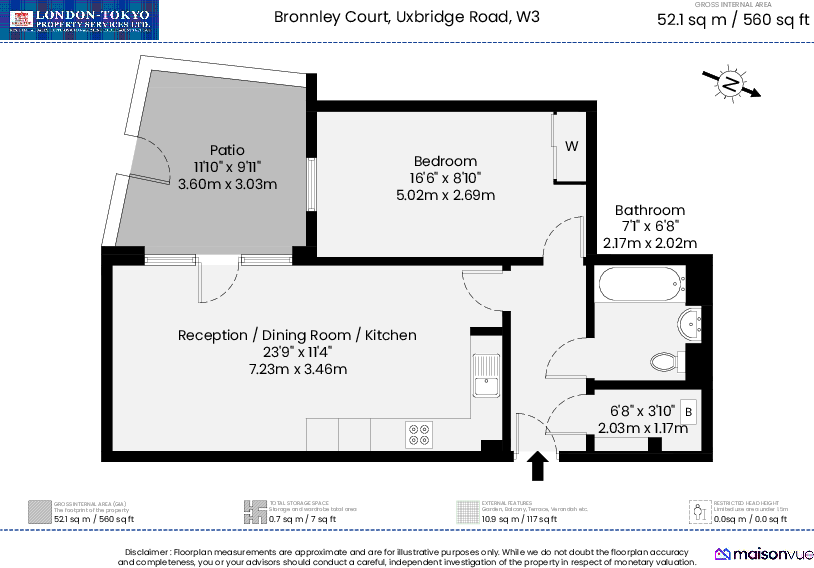 Uxbridge Road, Acton, Ealing floorplan