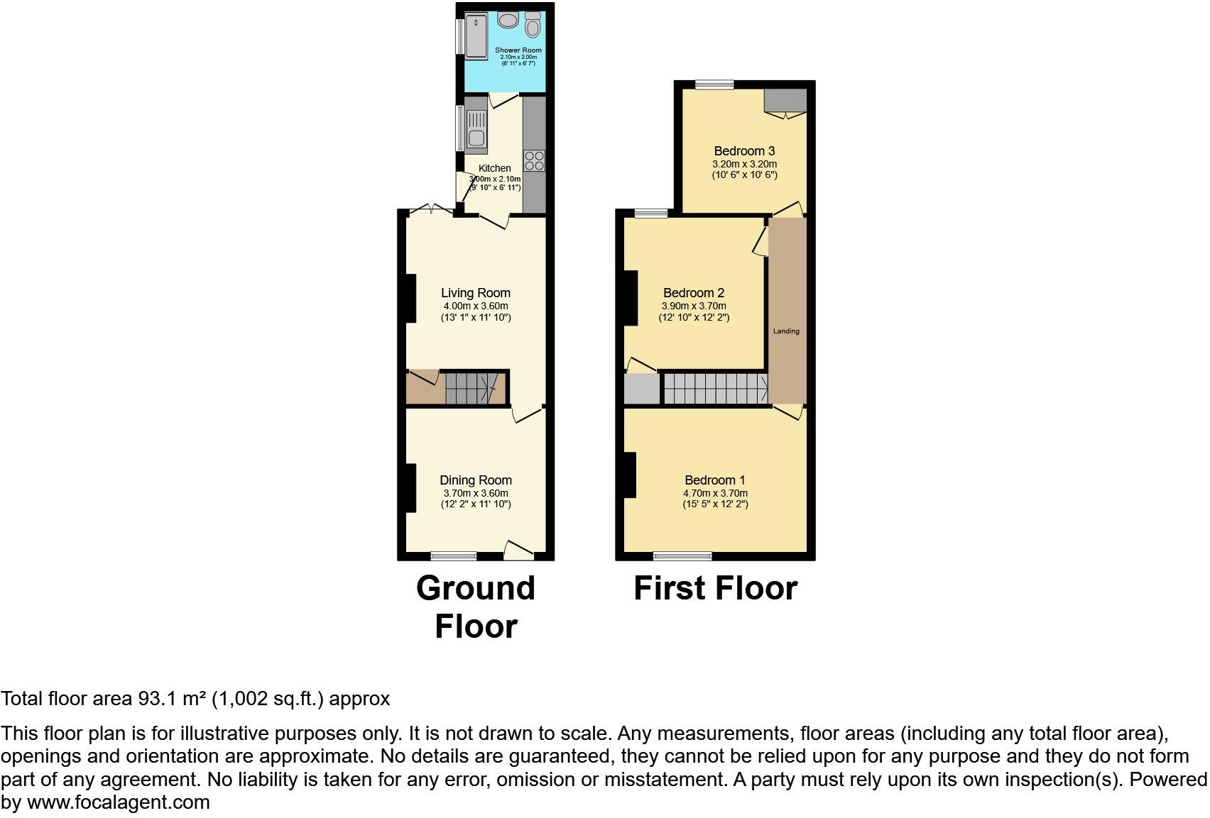 Park Road, Coalville, LE67 floorplan