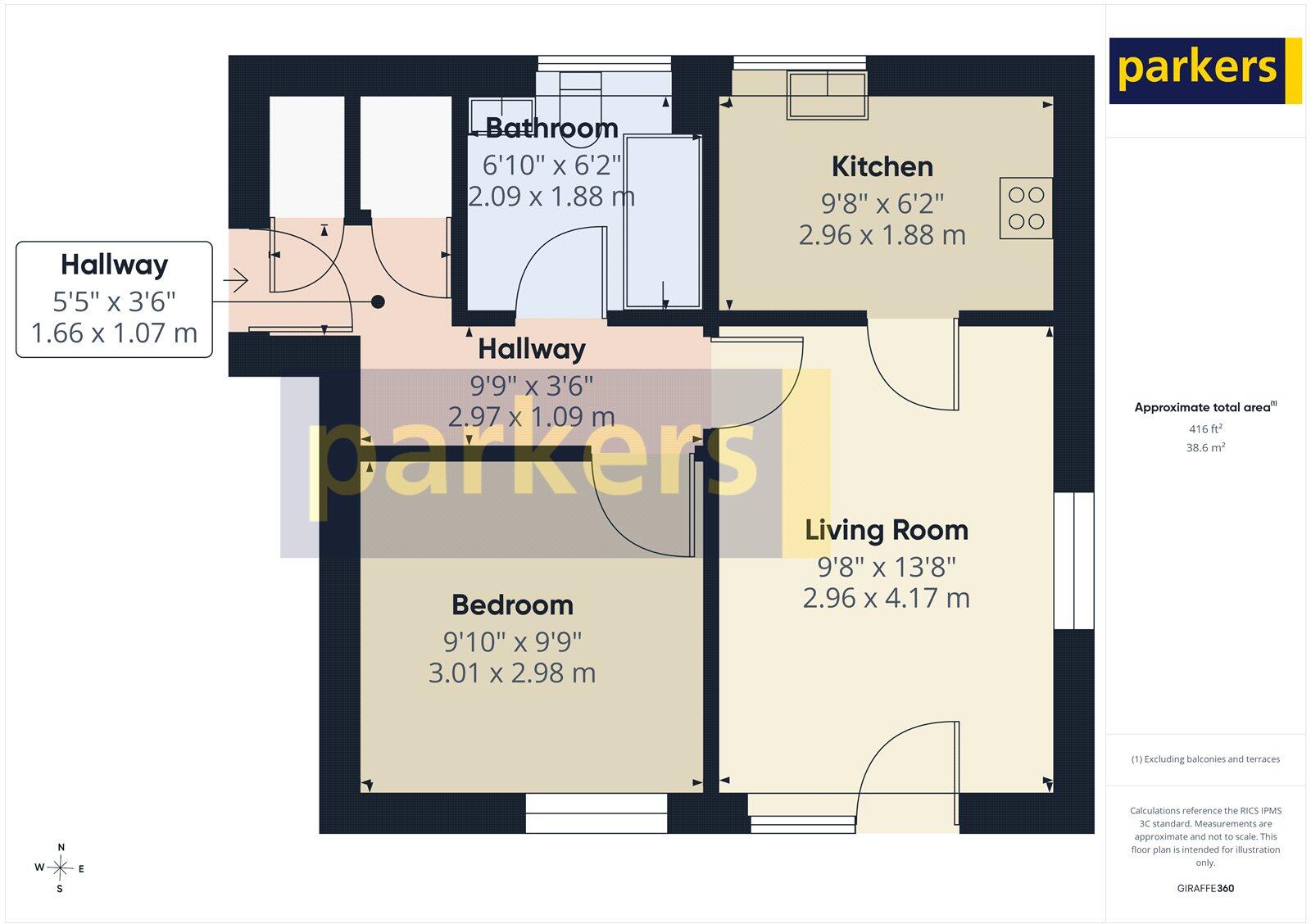 Cherwell Crescent, Trinity Place, Reading, Berkshire, RG1 floorplan