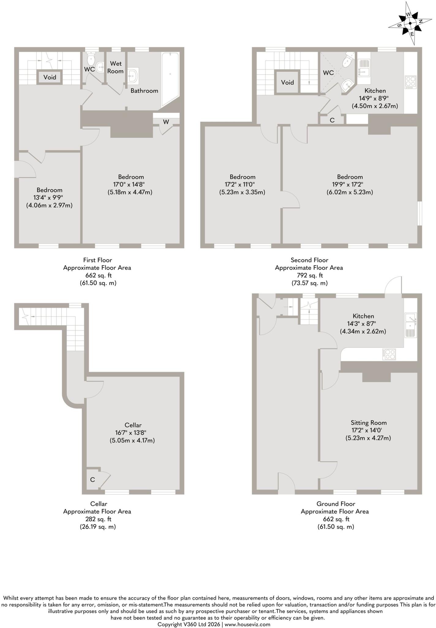 Historic Home with Four Bedrooms Across Three Floors in Norwich floorplan